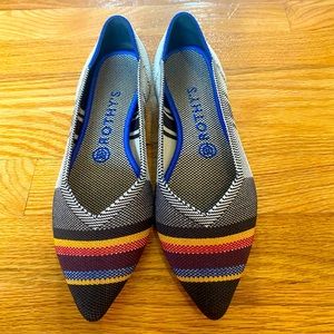 Rothy’s Size 8 Inverse Stripe Points